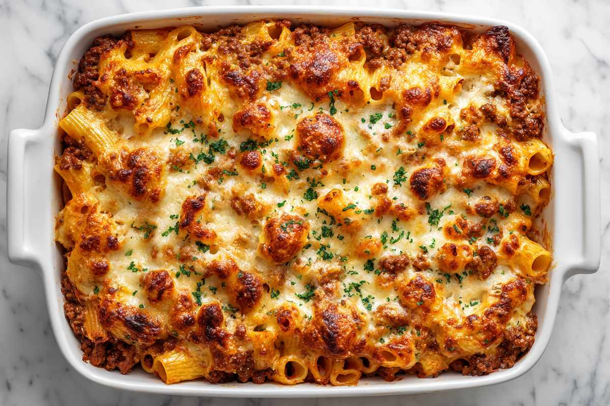 4-Ingredient Hamburger Casserole recipe