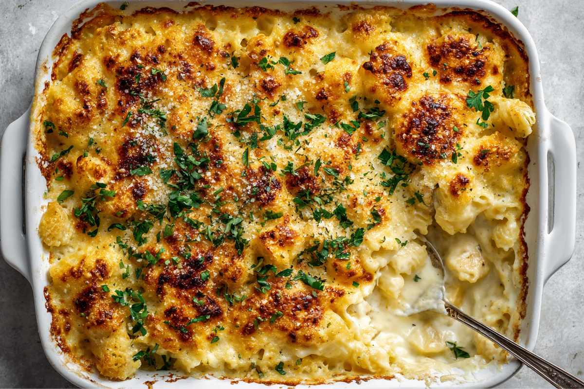 Garlic Parmesan Chicken Pasta