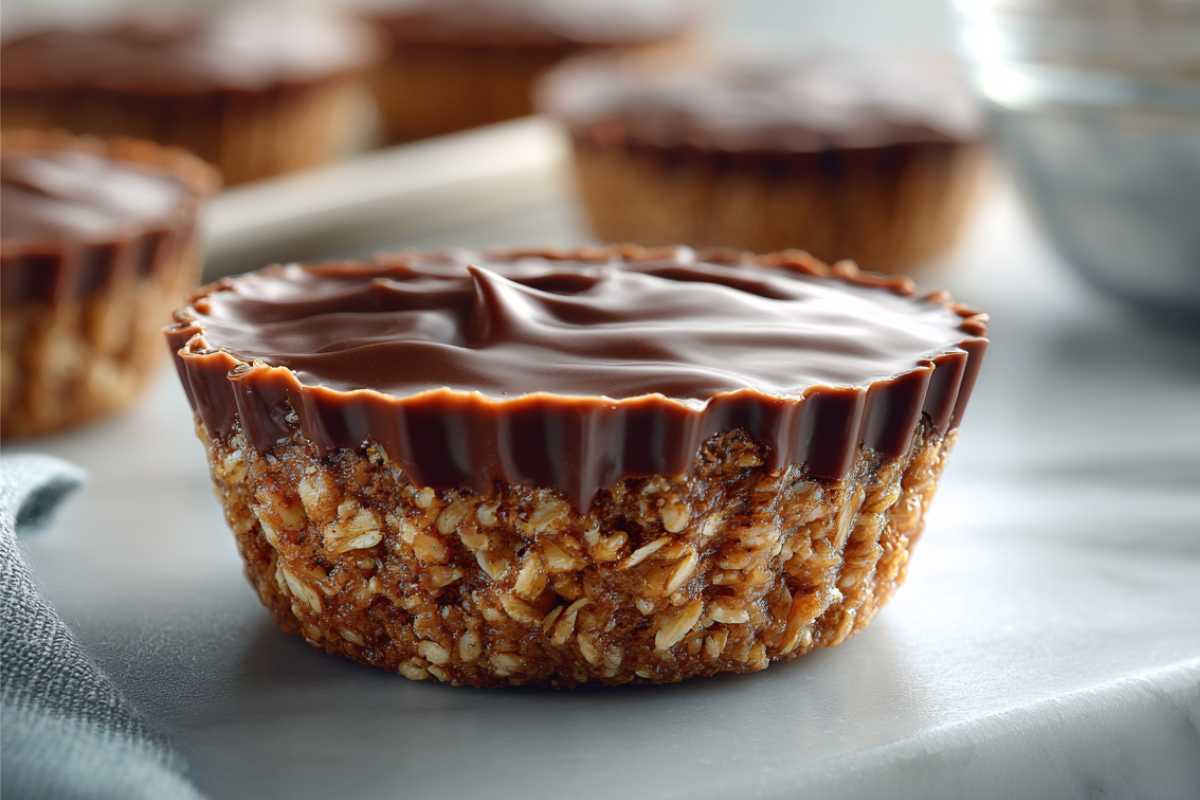 Healthy 4-Ingredient No-Bake Peanut Butter Oat Cups Recipe