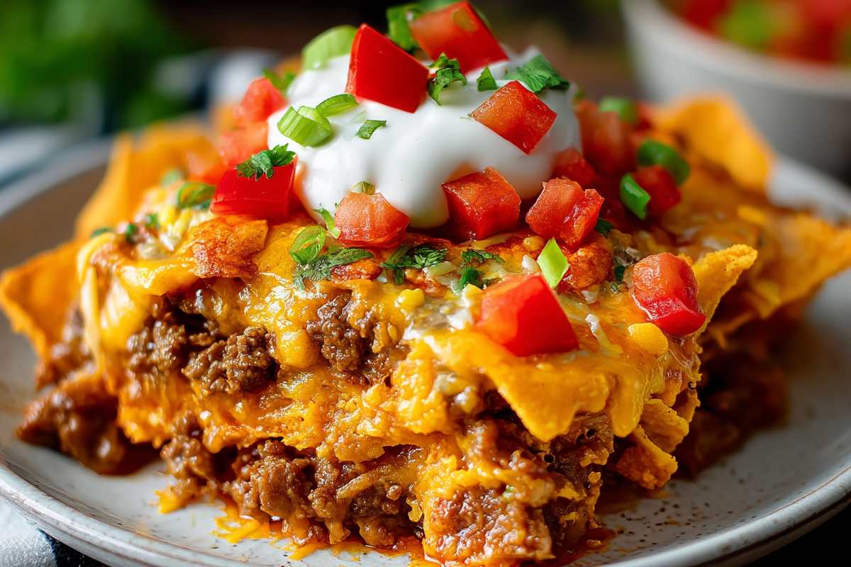 beef dorito casserole recipe